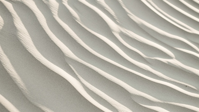 waves of white sand